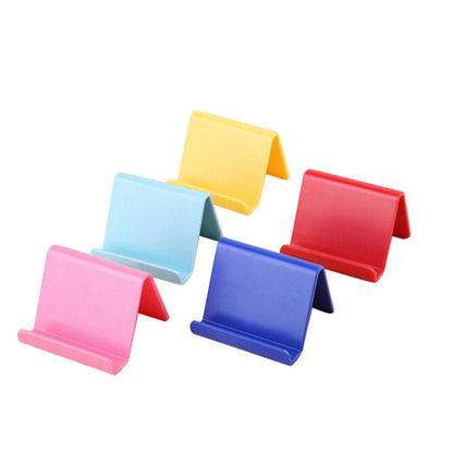 Foldable Phone Stands, Set of 5 Pocket-Size Desk Kickstands in Mixed Colors