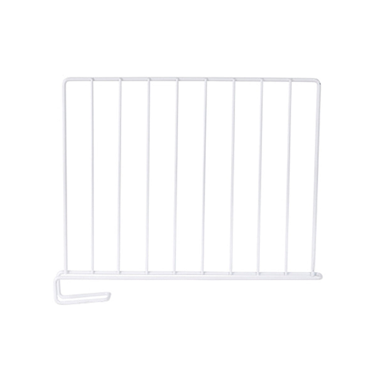 Metal Closet Shelf Dividers, Pair of Vertical Separators, 9.4 in Tall