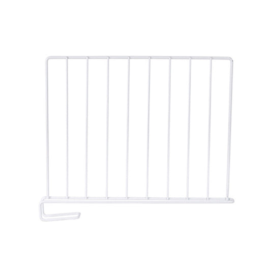 Metal Closet Shelf Dividers, Pair of Vertical Separators, 9.4 in Tall