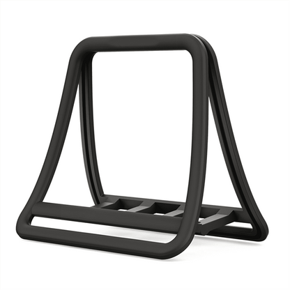 Vertical Desk Rack for Laptops and Tablets, Adjustable Width, Black
