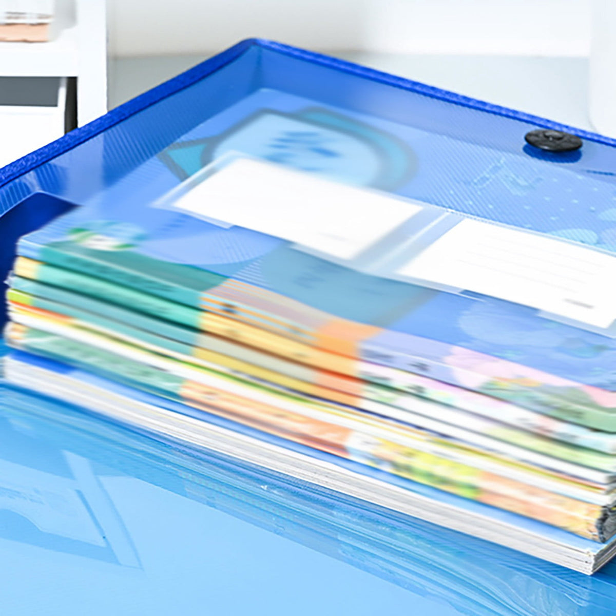 Expanding File Wallet with Snap Closure, Clear Letter and A4 Paper Organizer - Image 6