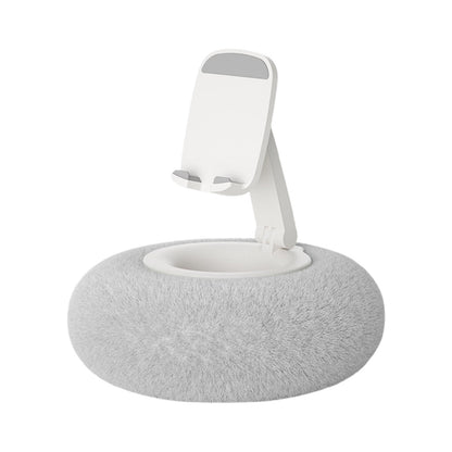 Pillow Phone and Tablet Holder, Soft Rotating Stand for Bed and Sofa