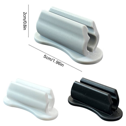 Adhesive Silicone Pen Holders for Desk and Wall, Set of 5, Black - Image 3