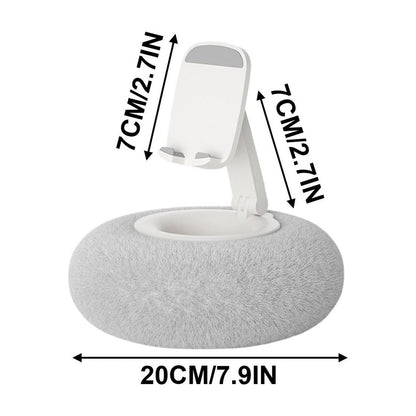 Pillow Phone and Tablet Holder, Soft Rotating Stand for Bed and Sofa - Image 2