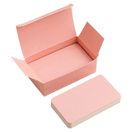 Blank Index Cards in Pink, 100 Unruled Cardstock Note Cards, 3.5 x 2 in