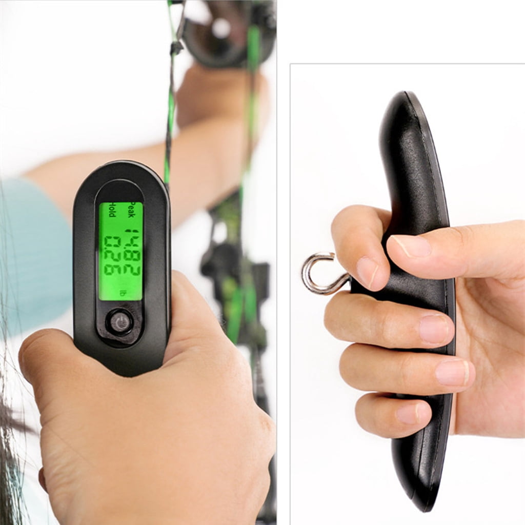 Digital Hanging Scale with Hook, 110 lb Capacity and Backlit Readout - Image 3