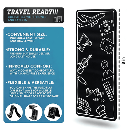 Folding Flexible Phone Stand for Travel, Flat-Packing Tablet Holder - Image 5