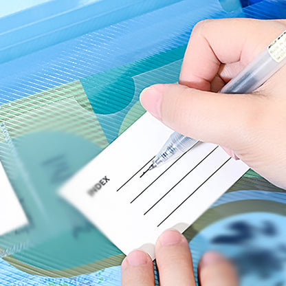 Expanding File Wallet with Snap Closure, Clear Letter and A4 Paper Organizer - Image 4