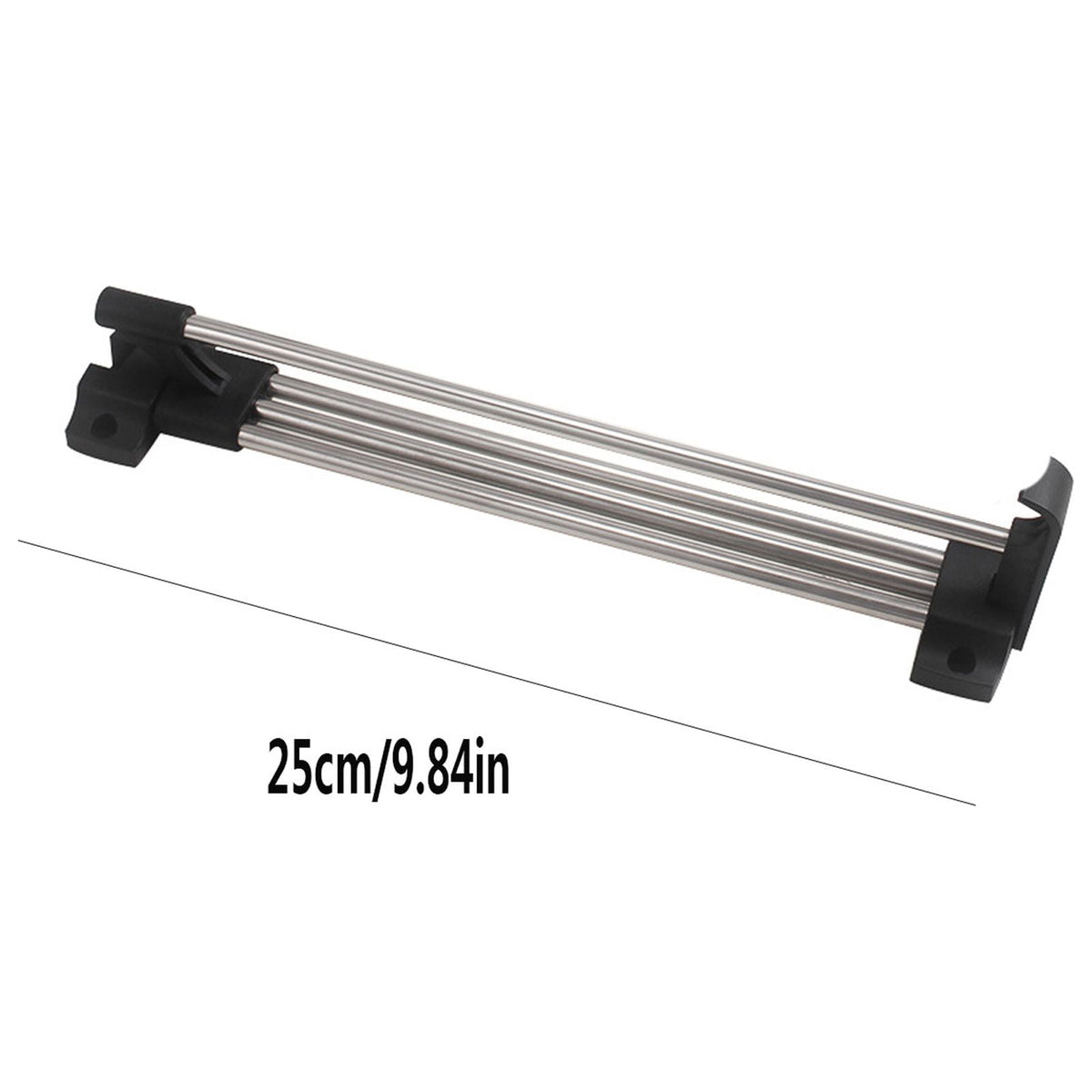 Pull-Out Closet Rod, Retractable Closet Hanger Rail, Screw Mounted - Image 3